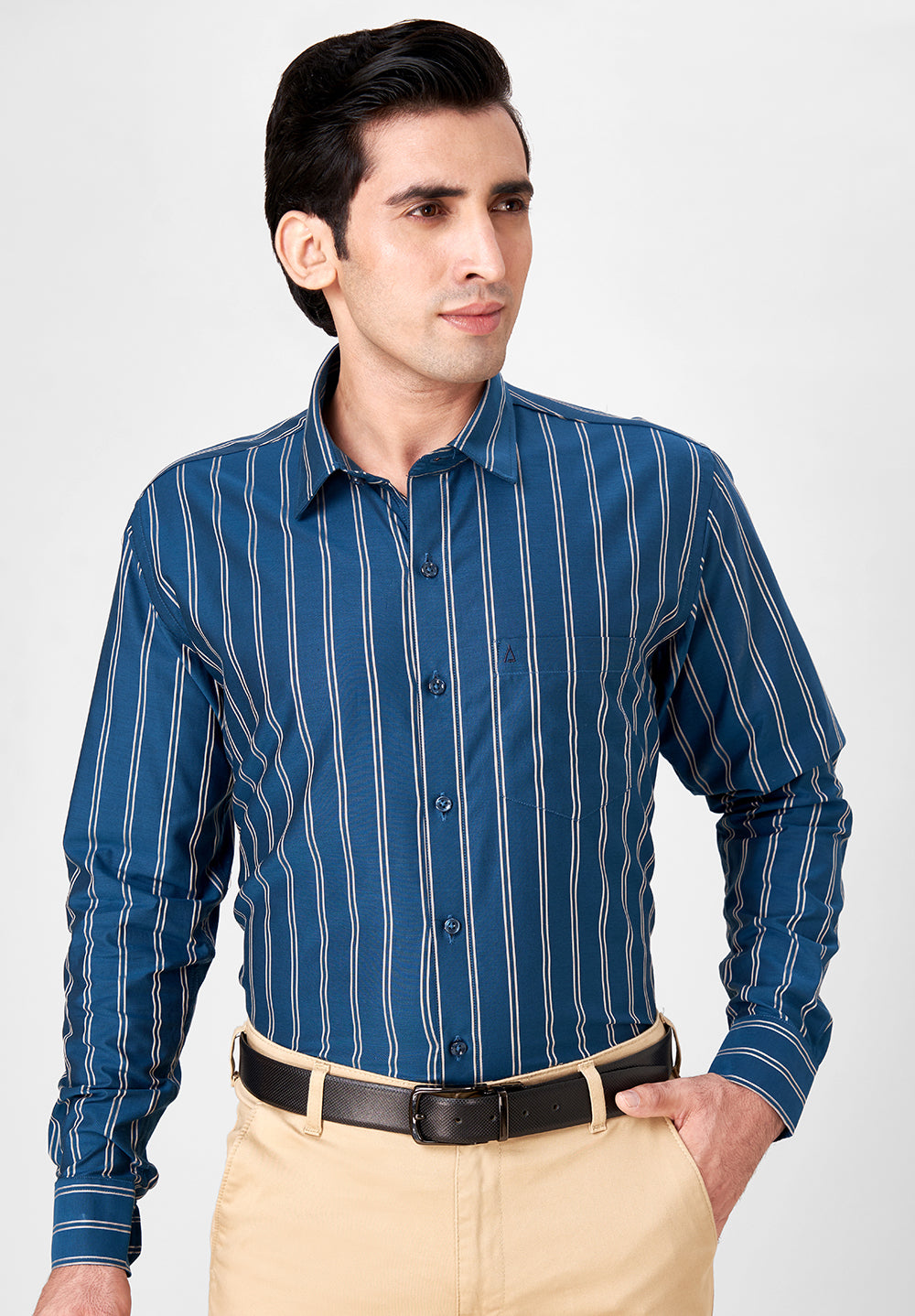 Pure Cotton Formal-Slim Fit Shirt -S42656