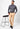 Men Grey Slim Fit Formal Shirt